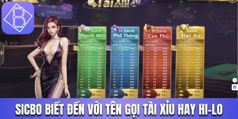 Sicbo, còn được biết đến với các tên gọi như Tài Xỉu, Đại Tiểu hay Hi-lo