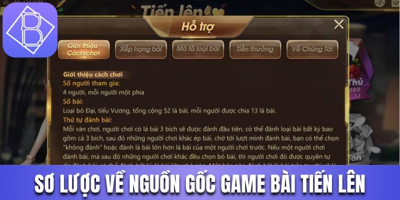 Sơ lược về nguồn gốc game bài Tiến lên