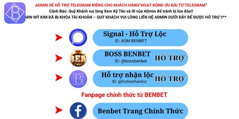 Tổng hợp các phương thức liên hệ đơn giản đến đội ngũ hỗ trợ sòng bạc